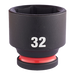Milwaukee Hex Socket Shockwave 1/2 Std 32MM -1pc 4932480325