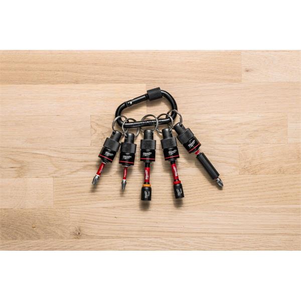 Milwaukee Milwaukee 4932502117 Shockwave 1/4" Hex Quick Release Carabiner – 5pc 4932502117