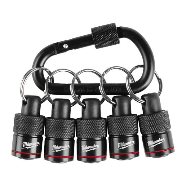 Milwaukee Milwaukee 4932502117 Shockwave 1/4" Hex Quick Release Carabiner – 5pc 4932502117