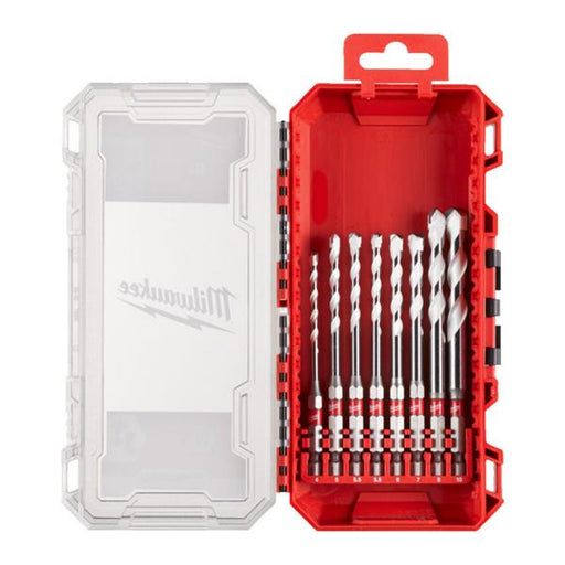 Milwaukee Milwaukee 8pc Multi Material Drill Bit Set 4932493872
