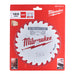 Milwaukee 4932471311 Milwaukee Circular Saw Blades For Wood 165mm x 15.87mm x 1.6 - 24T - 1 pc 4932471311