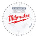 Milwaukee 4932471312 Milwaukee Circular Saw Blade P W 165X1587X16X40ATB 1pc 4932471312
