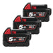 Milwaukee Milwaukee 18V 4 Piece FUEL Powerpack Kit (3x5Ah) M18FPP4A-503B