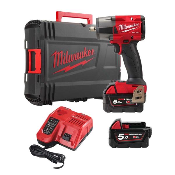 Milwaukee Milwaukee M18 3/8" Mid Torque Wrench (2x 5.0Ah) 4933479405