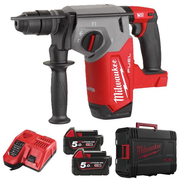 Milwaukee Milwaukee M18 Fixtec SDS+ Hammer Drill In HD Kitbox (2x5Ah) 4933478889