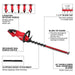 Milwaukee Milwaukee 18v Fuel Hedge Trimmer (Bare Unit) 4933498387