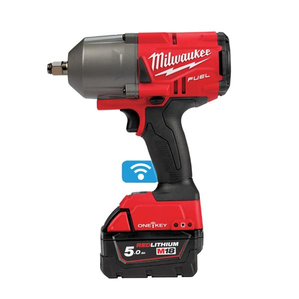 Milwaukee Milwaukee FUEL ONE-KEY 1/2" Impact Wrench (2x5Ah) 4933459728