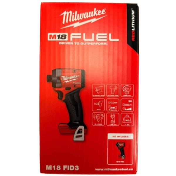 Milwaukee Milwaukee  M18 Fuel Gen 4 Impact Driver- (Bare Unit) 4933498061