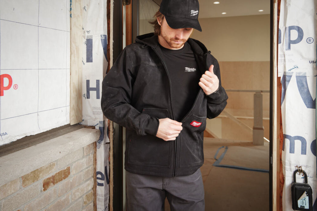 Milwaukee Milwaukee Freeflex Softshell Hooded Jacket Black