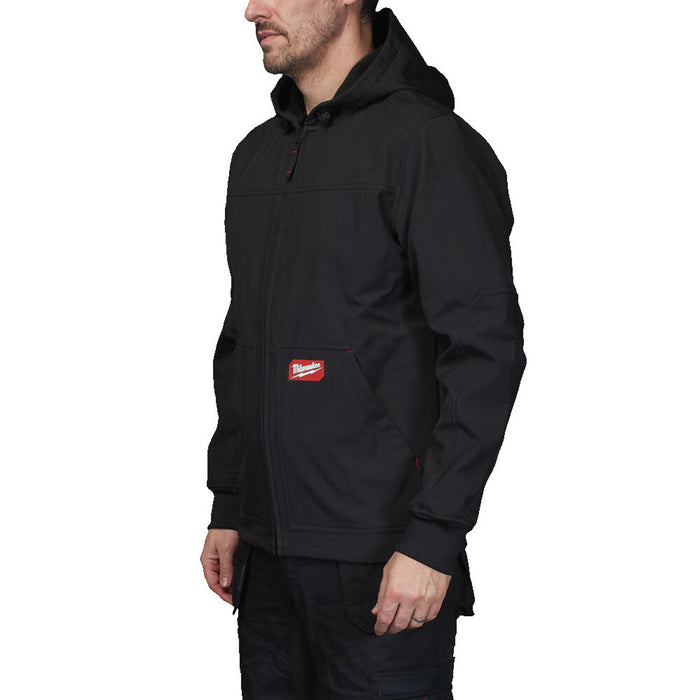 Milwaukee Milwaukee Freeflex Softshell Hooded Jacket Black