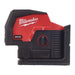 Milwaukee Milwaukee 12V Green Cross Line Laser With Plumb Points (1x3.0Ah) 4933478245