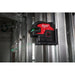 Milwaukee Milwaukee M12 Cross Line with 4 Points Laser, 1x Track clip, 1xTarget Plate, (1x3Ah) 4933479204