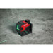Milwaukee Milwaukee M12 Cross Line with 4 Points Laser, 1x Track clip, 1xTarget Plate, (1x3Ah) 4933479204