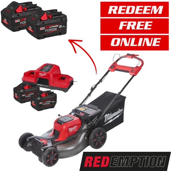 Milwaukee Milwaukee M18 FUEL 53cm Dual Battery 36V Self-Propelled Lawn Mower (2x12Ah Forge) 4933499214