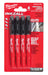 Milwaukee 48223154 Milwaukee INKZALL Fine Tip Markers 4pcs 48223154