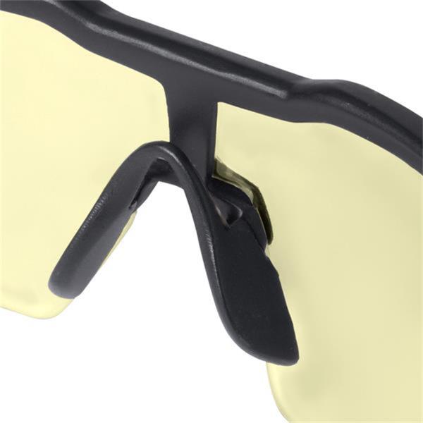 Milwaukee Milwaukee 4932478927 Yellow Enhanced Scratch Resistant Safety Glasses 4932478927