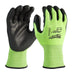 Milwaukee Milwaukee High Vis Cut Level 3 Work Gloves