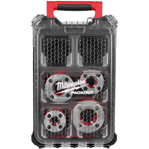 Milwaukee Milwaukee BSPT Alloy Die Head Kit x4 (½/ ¾/ 1/ 1¼) Compatible with the Milwaukee M18FPT114 4932480250