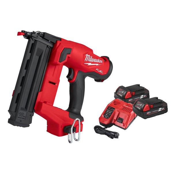 Milwaukee Milwaukee M18 FUEL 18G Finish Nailer (2x2Ah) 4933471408