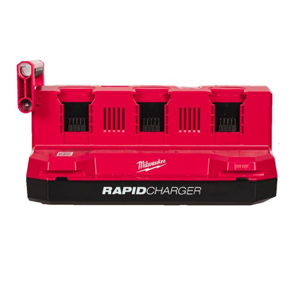 Milwaukee M18 Mobile Rated Packout Six Bay Rapid Charger - 240V 4932498552