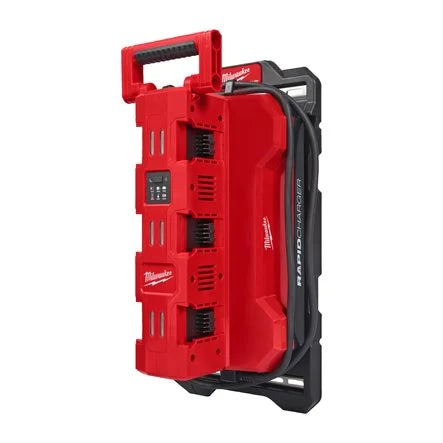 Milwaukee M18 Mobile Rated Packout Six Bay Rapid Charger - 240V 4932498552