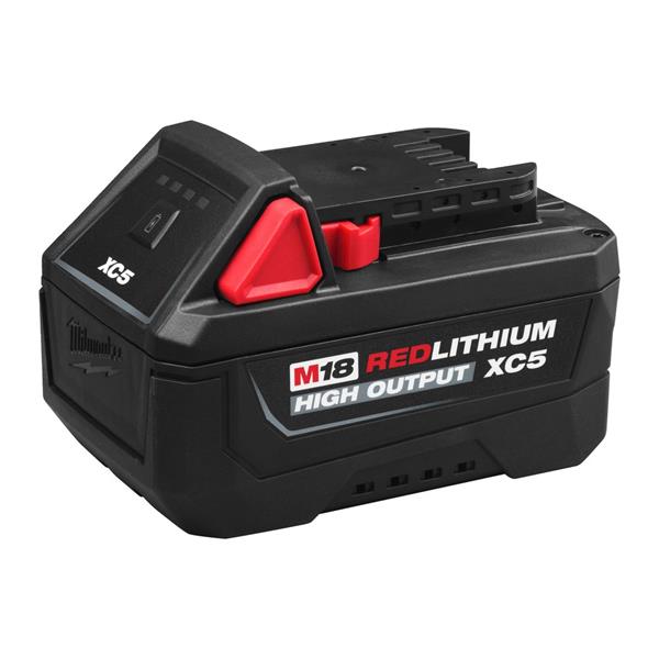 Milwaukee Milwaukee M18HB5 M18 High Output 5Ah Battery 4932499042
