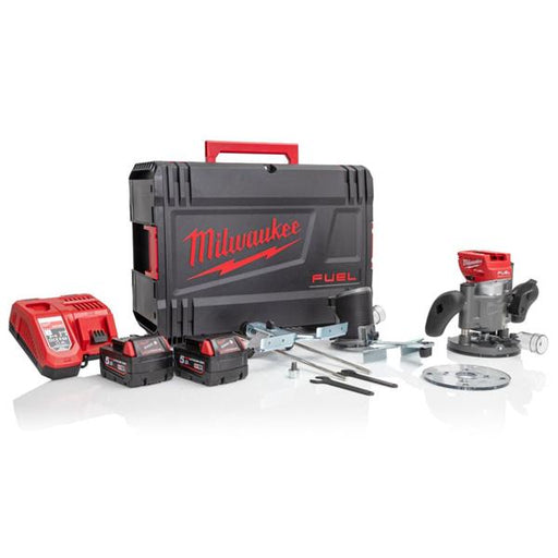 Milwaukee Milwaukee M18 FUEL 1/4'' Trim Router In HD Box (2x5Ah) 4933471604K