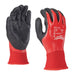 Milwaukee 4932493220 Milwaukee Fully Dip Cut A Gloves 9L 1pc 4932493220