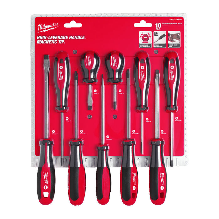 Milwaukee 4932471808 Milwaukee Tri-Lobe S/Driver Set 3 - 10 pcs 4932471808