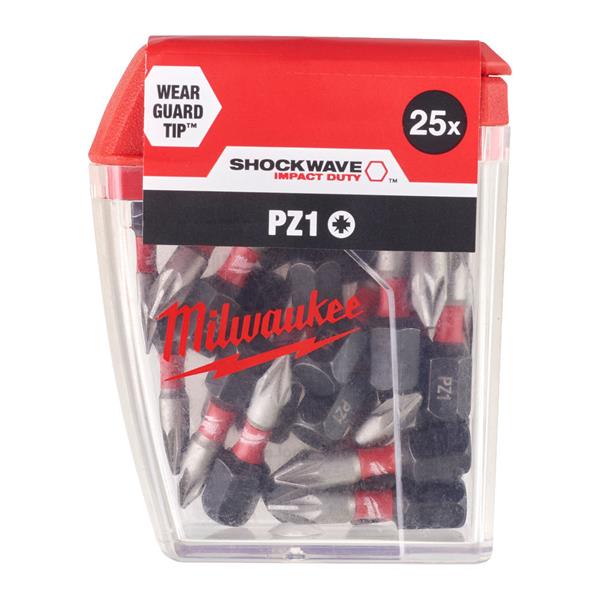 Milwaukee Milwaukee SHOCKWAVE 25mm Screwdriver Bits -25pc MIL-25MM-25PC-2
