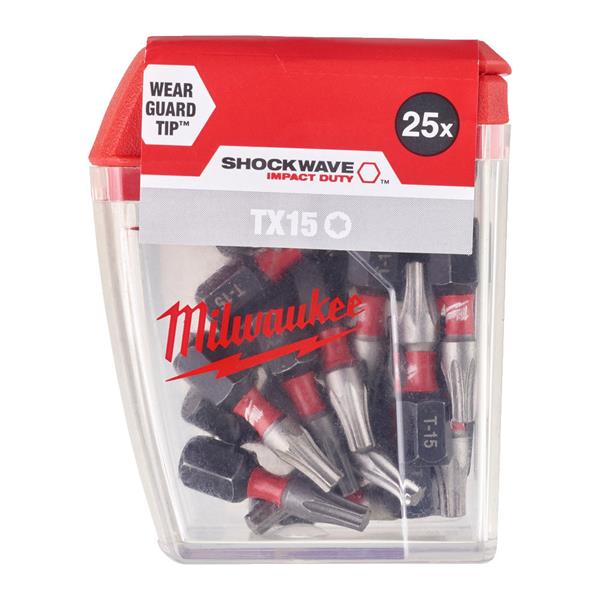Milwaukee Milwaukee SHOCKWAVE 25mm Screwdriver Bits -25pc MIL-25MM-25PC-5