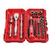 Milwaukee Milwaukee 38 Piece 1/4in Ratchet Driver & Socket set 4932498381