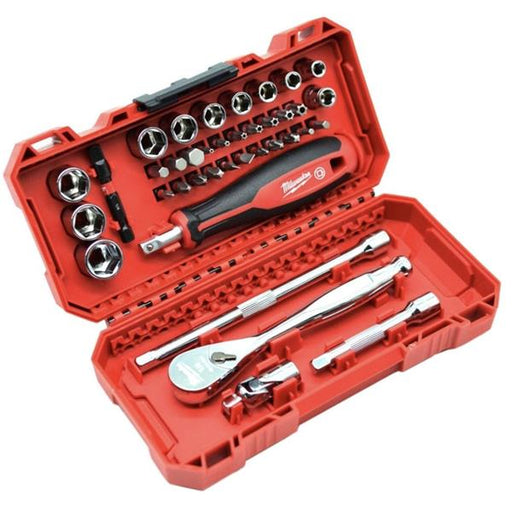 Milwaukee Milwaukee 38 Piece 1/4in Ratchet Driver & Socket set 4932498381
