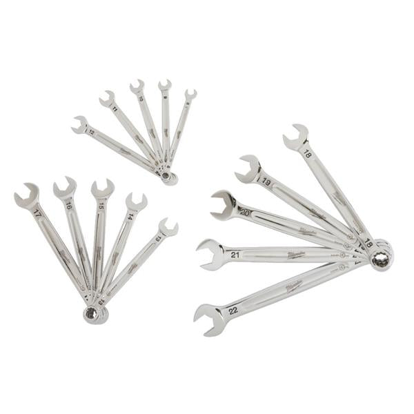 Milwaukee Milwaukee Metric MAX BITE Combination Spanner Set 15 Piece 4932464258