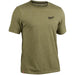 Milwaukee Milwaukee Hybrid Work Short Sleeve T-Shirt - Green
