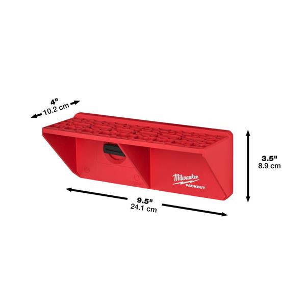 Milwaukee Milwaukee Packout Wall Storage Screwdriver Rack 4932480711