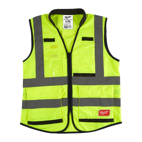 Milwaukee Milwaukee Premium Hi-Vis Vest Yellow L/XL – 4932471896 4932471896