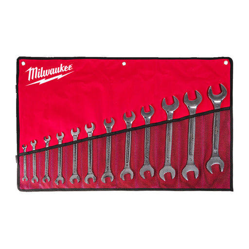 Milwaukee Milwaukee 4932492714 Double Open End Spanner Set – 12pc 4932492714