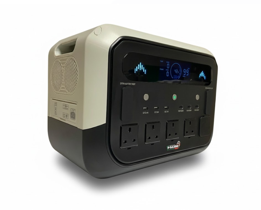 PACINI Pacini Portable Power Station Capacity 2048Wh, 4 outlets,2400W PRO2400