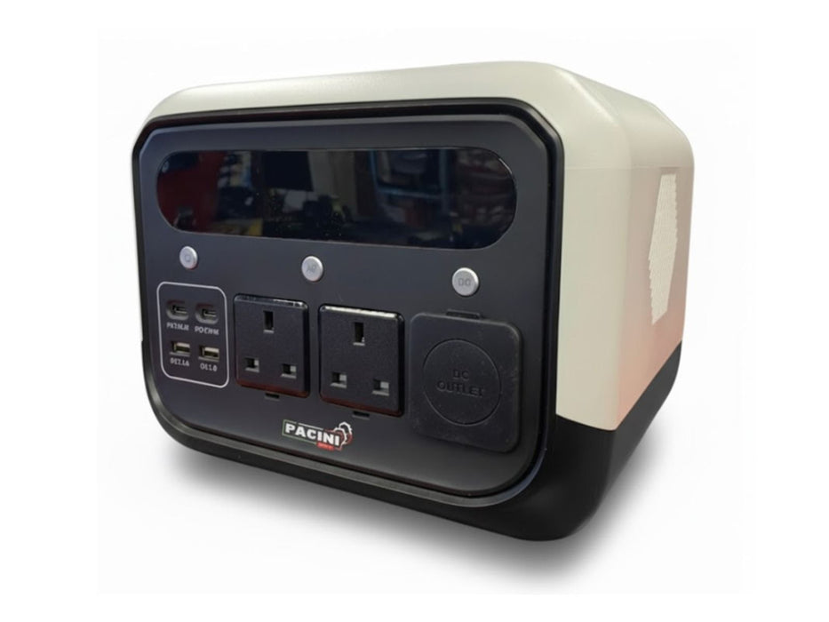 PACINI Pacini Portable Power Station Capacity 512Wh, 2 outlets,700W PRO700