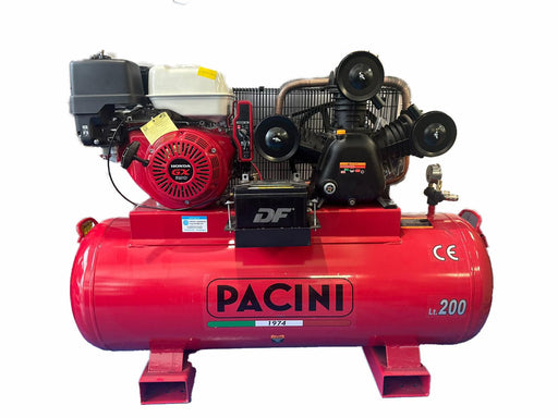 PACINI Honda 200 Litre Petrol Air Compressor 38cfm - 200L13HP - 3HP 200L13HP