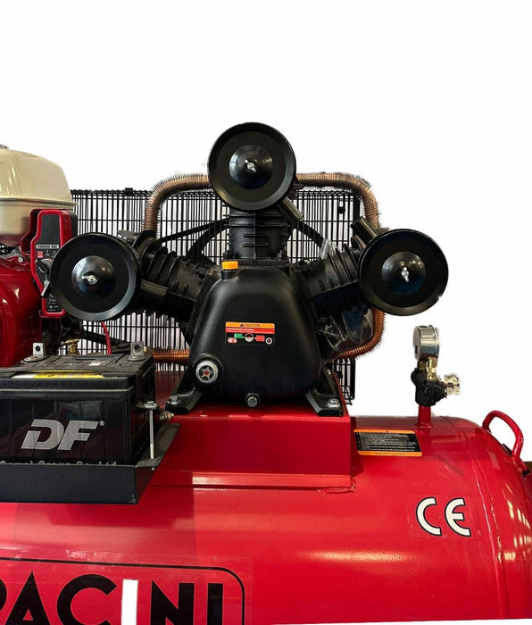 PACINI Honda 200 Litre Petrol Air Compressor 38cfm - 200L13HP - 3HP 200L13HP