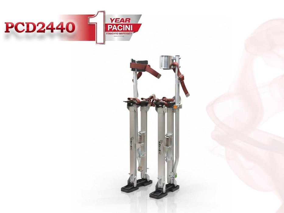 PACINI Pacini PCD2440 Adjustable Drywall & Plastering Stilts (24"–40") PCD2440