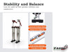 PACINI Pacini PCD2440 Adjustable Drywall & Plastering Stilts (24"–40") PCD2440