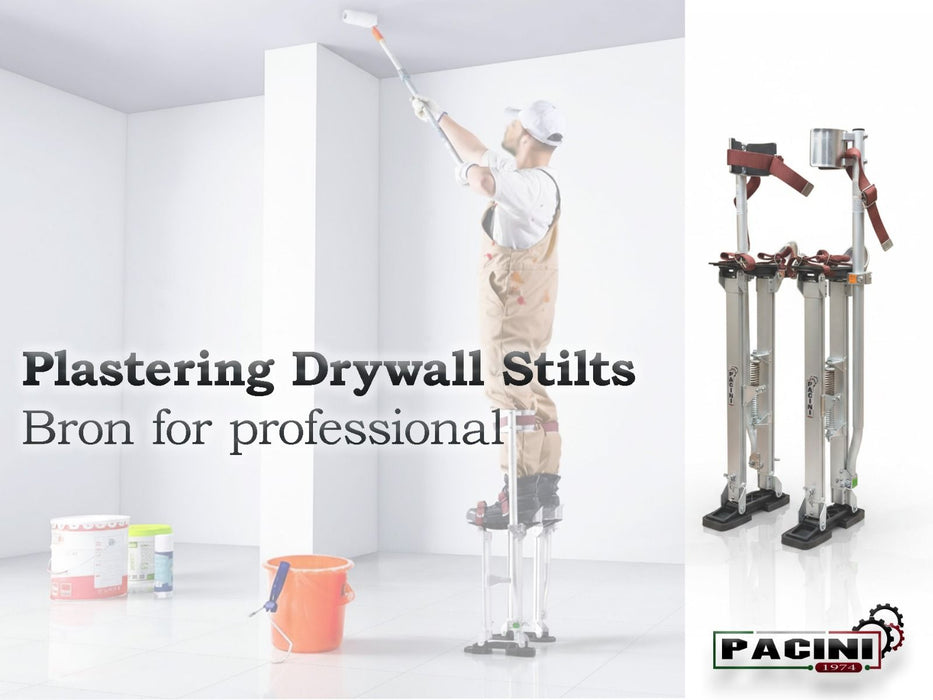 PACINI Pacini PCD2440 Adjustable Drywall & Plastering Stilts (24"–40") PCD2440