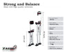 PACINI Pacini PCD2440 Adjustable Drywall & Plastering Stilts (24"–40") PCD2440