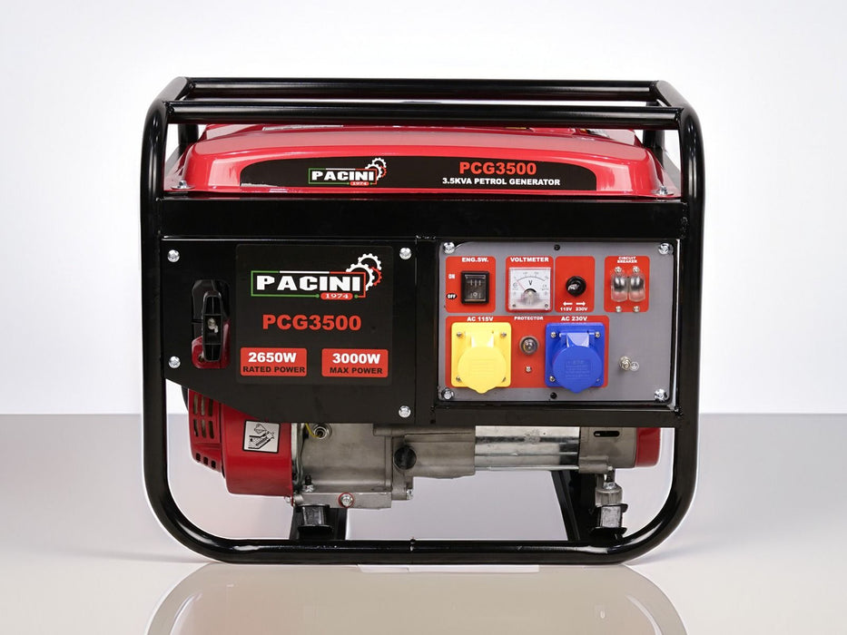 PACINI Pacini 3.5KVA Petrol Generator PCG3500