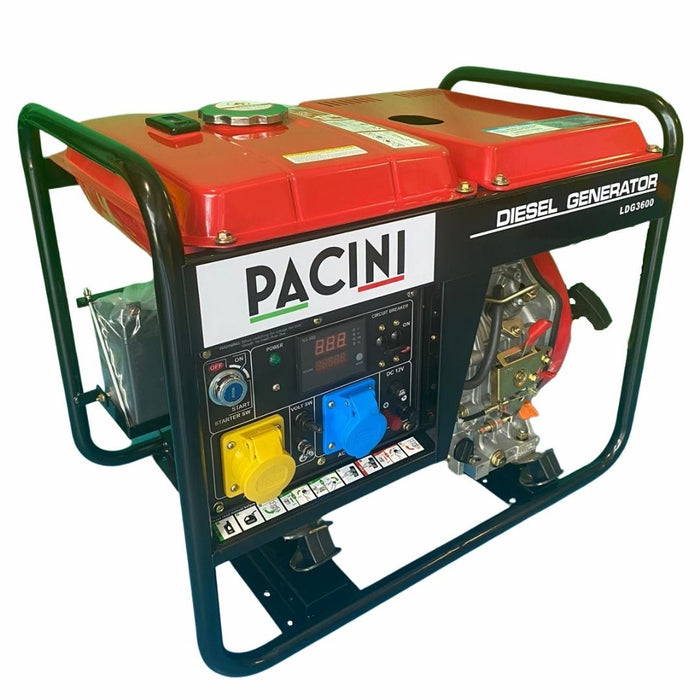 PACINI Pacini 3.6 KVA Diesel Generator with Electric Start LDG3600