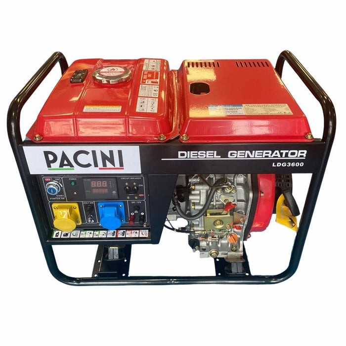 PACINI Pacini 3.6 KVA Diesel Generator with Electric Start LDG3600