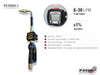 PACINI Pacini PC5566 Oil Dispensing Pump with 15m Retractable Reel &amp; Digital Meter Kit PC5566